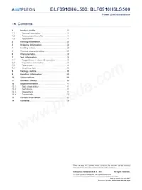 BLF0910H6L500U Datasheet Pagina 13