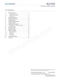 BLF1043 Datasheet Page 12