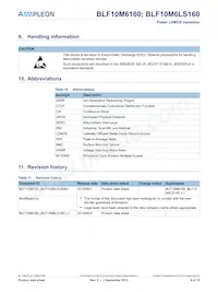 BLF10M6LS160U Datasheet Page 9