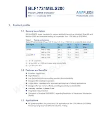 BLF1721M8LS200U Datasheet Copertura