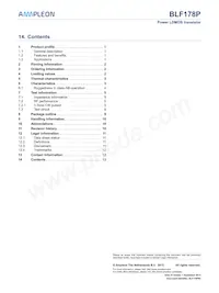 BLF178P Datasheet Page 13