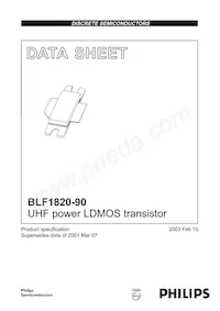 BLF1820-90 Datasheet Cover