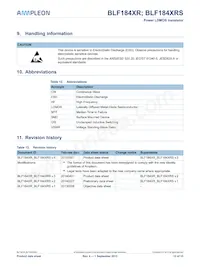 BLF184XRSU Datasheet Pagina 12