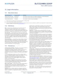 BLF2324M8LS200PJ Datasheet Pagina 9