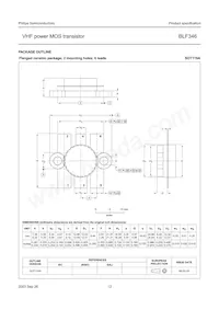 BLF346 Datasheet Page 12