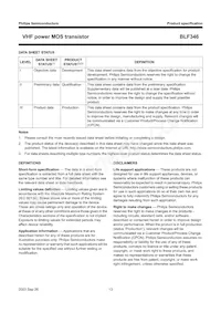 BLF346 Datasheet Page 13