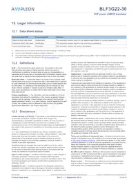 BLF3G22-30 Datasheet Page 12