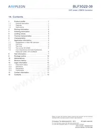 BLF3G22-30 Datasheet Page 14