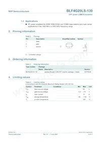 BLF4G20LS-130 Datasheet Page 2