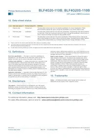 BLF4G20S-110B Datasheet Page 13