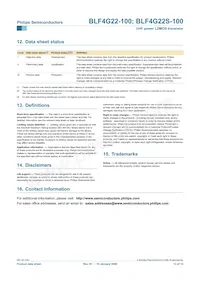 BLF4G22S-100 Datasheet Page 13