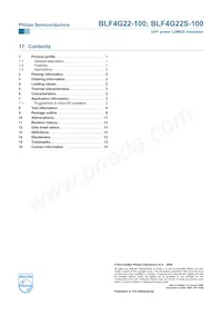 BLF4G22S-100 Datasheet Page 14