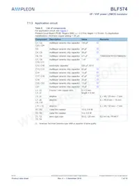 BLF574 Datasheet Page 7