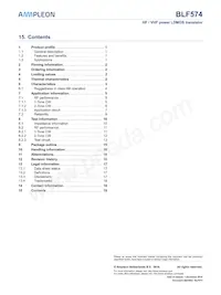 BLF574 Datasheet Pagina 19