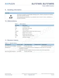 BLF574XRS Datasheet Page 11