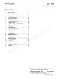 BLF578 Datasheet Page 14