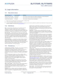 BLF578XRS Datasheet Page 13