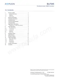 BLF645 Datasheet Page 14