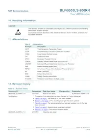 BLF6G05LS-200RN Datasheet Page 7