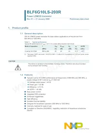 BLF6G10LS-200R Datasheet Cover