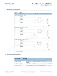 BLF6G13LS-250PGJ Datenblatt Seite 2