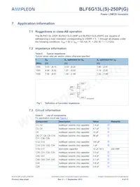 BLF6G13LS-250PGJ Datasheet Page 4
