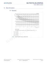 BLF6G13LS-250PGJ Datasheet Page 8