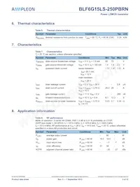 BLF6G15LS-250PBRN Datasheet Page 3