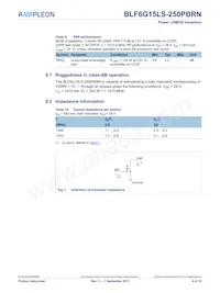 BLF6G15LS-250PBRN Datasheet Page 4