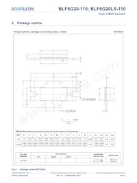 BLF6G20-110 Datasheet Page 6