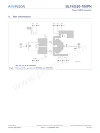 BLF6G20-180PN Datasheet Page 6
