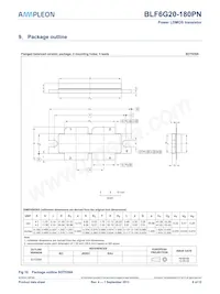 BLF6G20-180PN Datasheet Page 8