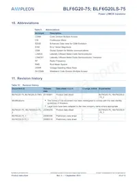 BLF6G20LS-75 Datasheet Pagina 10