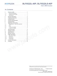 BLF6G22L-40P Datasheet Page 16