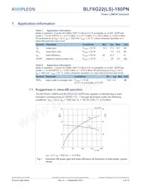 BLF6G22LS-180PN:11 Datasheet Page 4