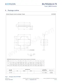 BLF6G22LS-75 Datasheet Page 7