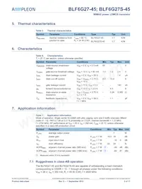 BLF6G27-45 Datasheet Page 3