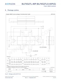 BLF6G27L-40P Datasheet Page 9