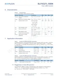BLF6G27L-50BN Datasheet Page 3