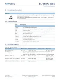 BLF6G27L-50BN Datasheet Page 11
