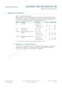 BLF6G27LS-100 Datasheet Page 4