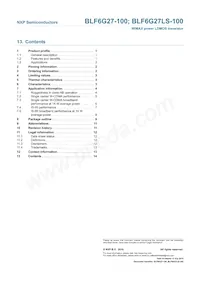 BLF6G27LS-100 Datasheet Page 14