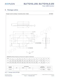 BLF7G10L-250 Datasheet Pagina 8