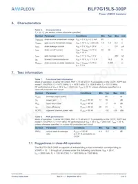 BLF7G15LS-300P Datasheet Page 3