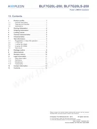 BLF7G20L-200 Datasheet Page 13