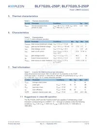 BLF7G20LS-250P Datasheet Page 3