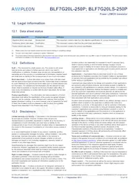 BLF7G20LS-250P Datasheet Pagina 13