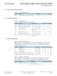 BLF7G21LS-160P Datasheet Page 3
