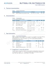 BLF7G22L-130 Datasheet Page 3