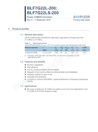 BLF7G22LS-200 Datasheet Cover